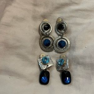 Bundle of Like New J.Jansen Clip Earrings